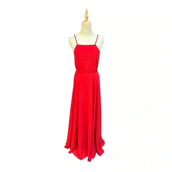 Lulus Maxi Red Dress size M - Picture 1 of 5